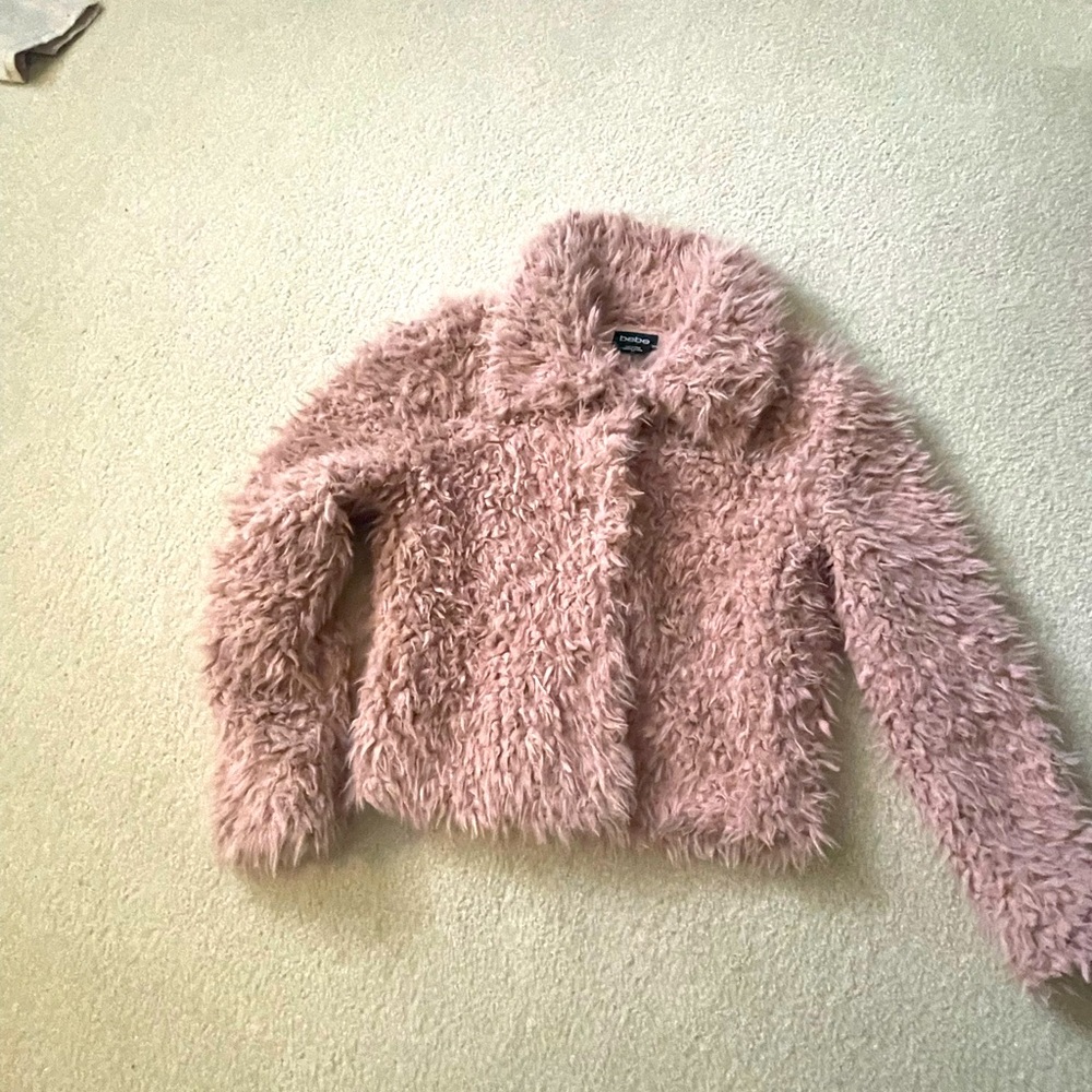 Pink fluffy jacket